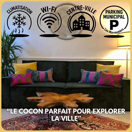 Ulysse, Appartement Spacieux Au Centre Historique D'Uzes En Rez-De-Chaussee Avec Exterieur, Proche Parking Des Marroniers المظهر الخارجي الصورة