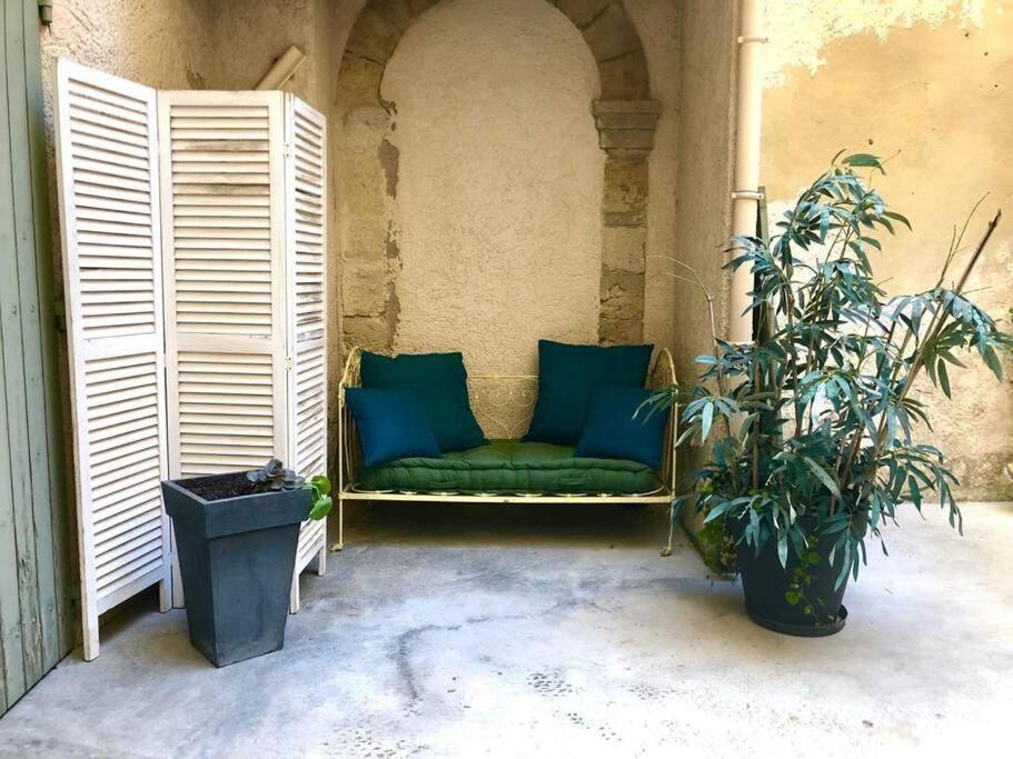 Ulysse, Appartement Spacieux Au Centre Historique D'Uzes En Rez-De-Chaussee Avec Exterieur, Proche Parking Des Marroniers المظهر الخارجي الصورة