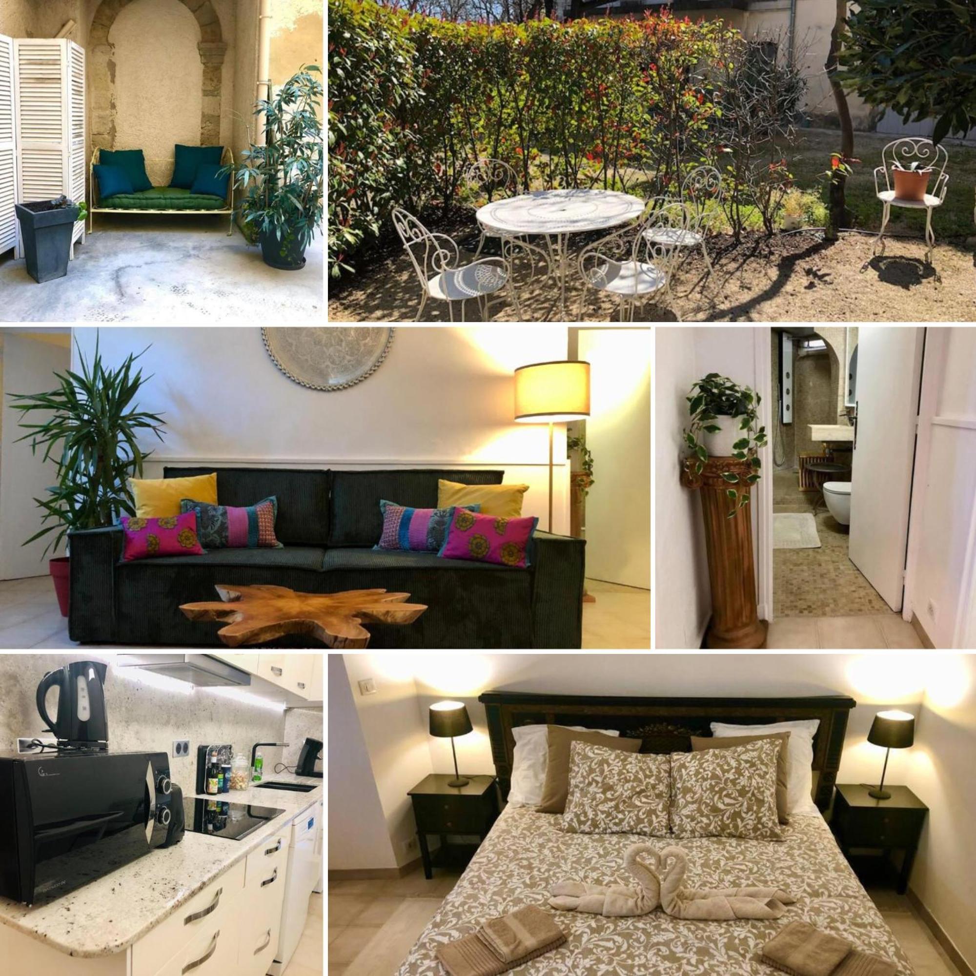 Ulysse, Appartement Spacieux Au Centre Historique D'Uzes En Rez-De-Chaussee Avec Exterieur, Proche Parking Des Marroniers المظهر الخارجي الصورة